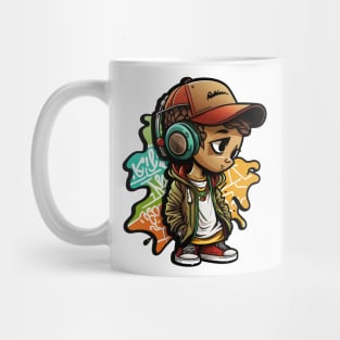 Cute Boy Music Lover Mug